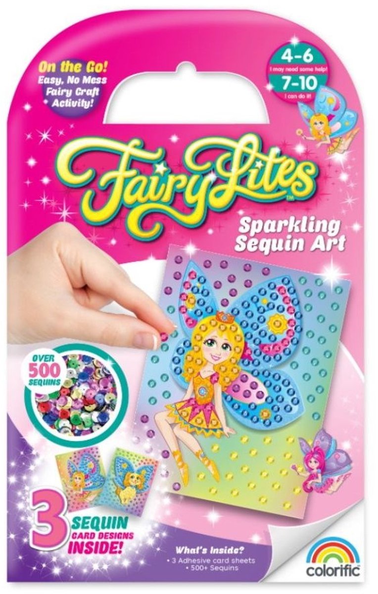 Fairy Lites on the go - Sparkling Sequin Art