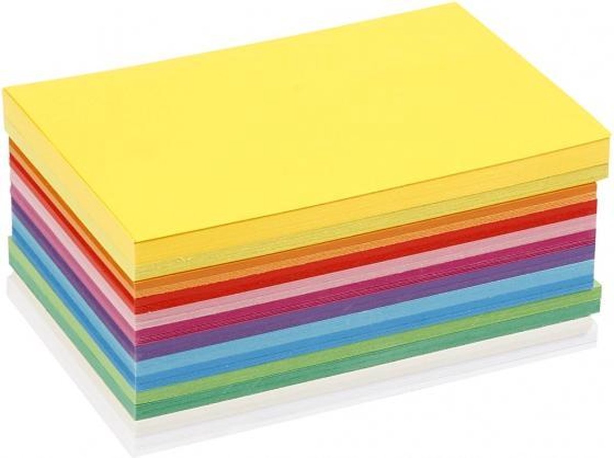 lente karton 14,8 x 10,5 cm 300 stuks 180 g multicolor