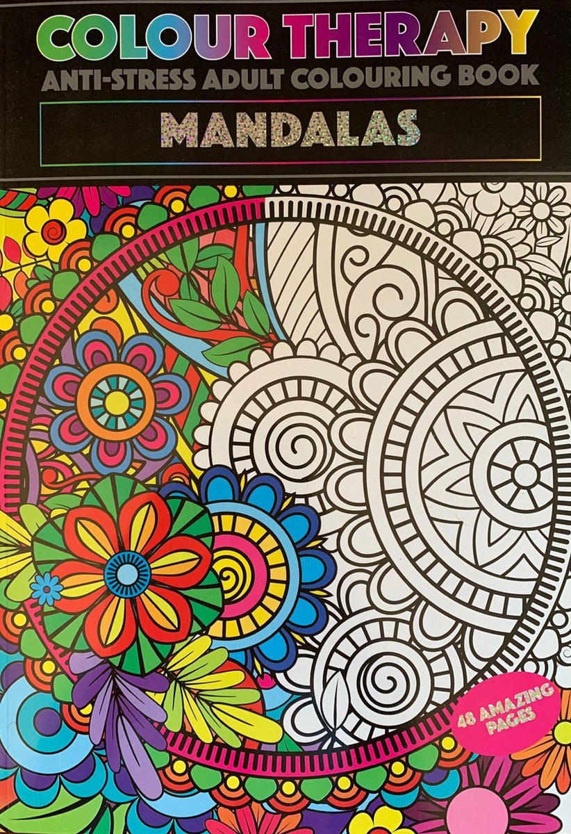 Kleurboek Mandala - Kleurboek voor volwassen - Colour therapy - A4 Kleurboek voor volwassen - Tekenen - Stiften - Kleurboek voor volwassenen - Anti-stress kleurboek