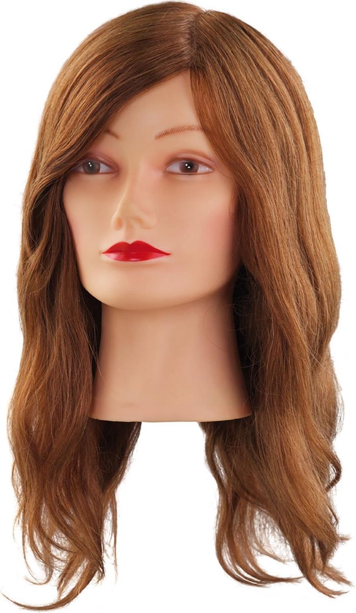  - Oefenhoofd Mia - 40 cm - Menselijk Haar