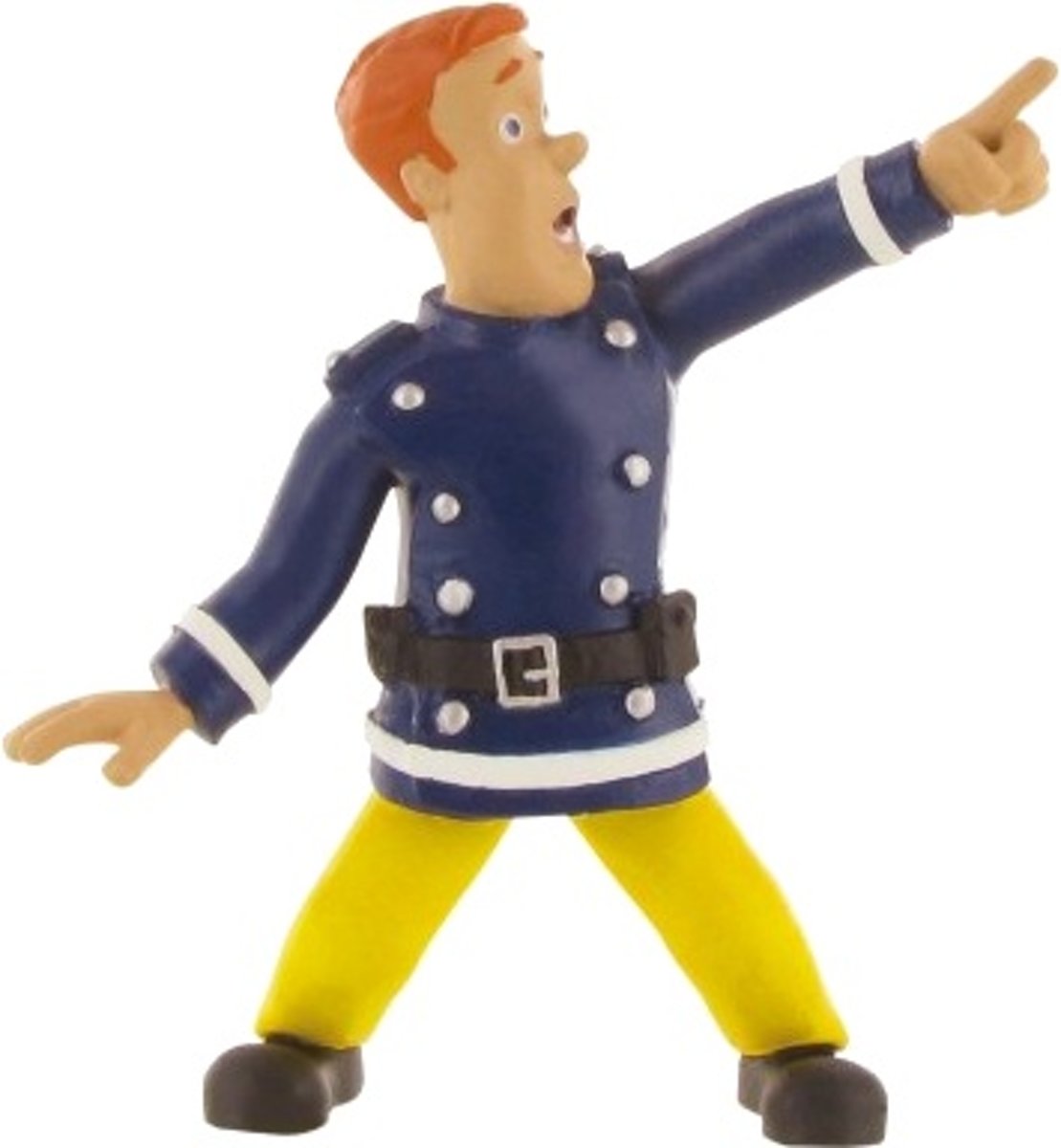 Comansi Speelfiguur Fireman Sam: Fireman Sam 8 Cm Blauw/geel