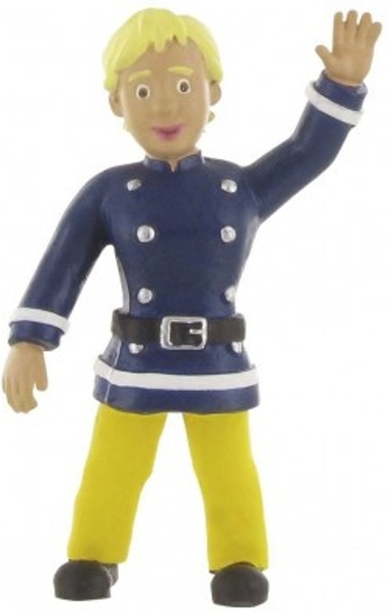 Comansi Speelfiguur Fireman Sam: Penni 8 Cm Blauw/geel