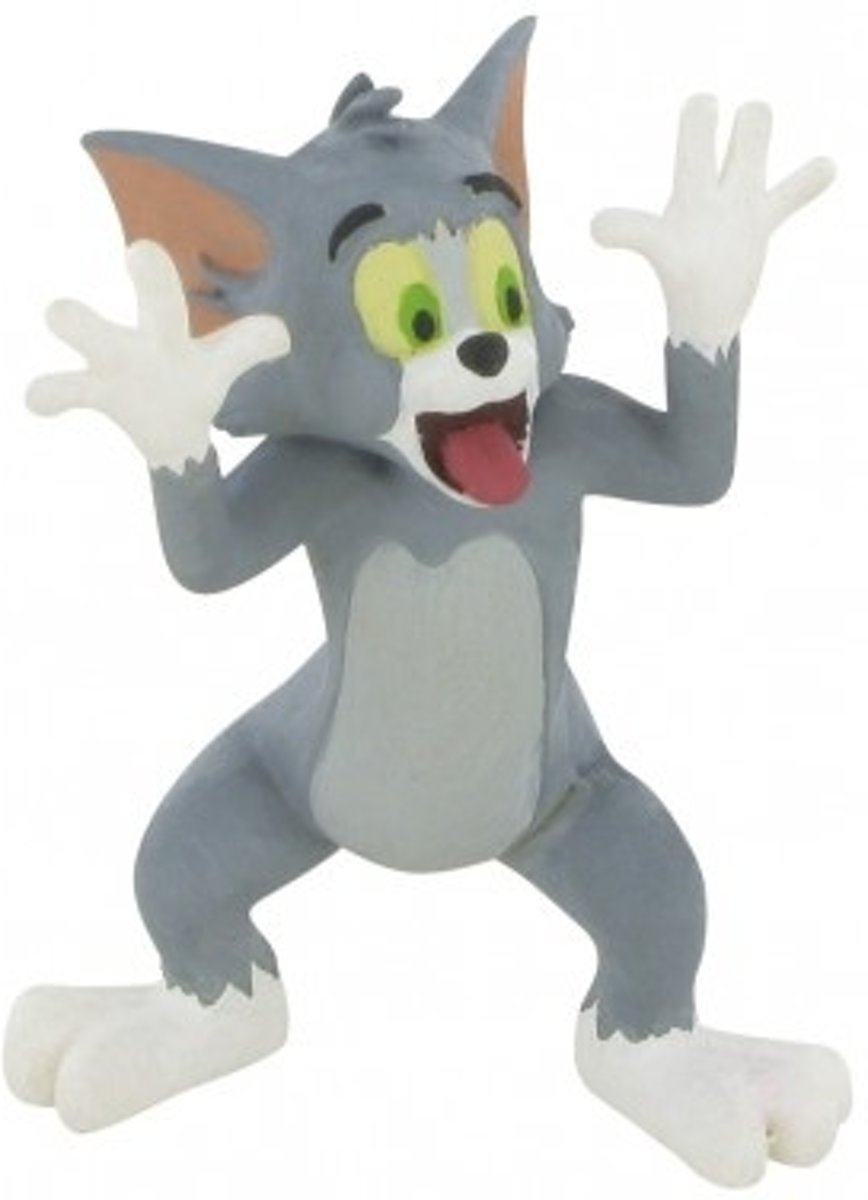 Comansi Speelfiguur Tom & Jerry mockery 6 Cm Grijs