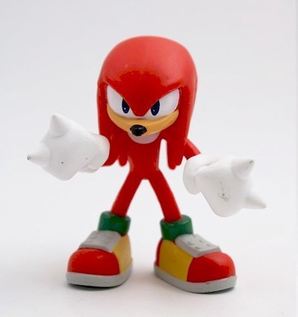 Sonic speelfiguurtje - Rode Knuckles - kunststof - 9 cm - comansi