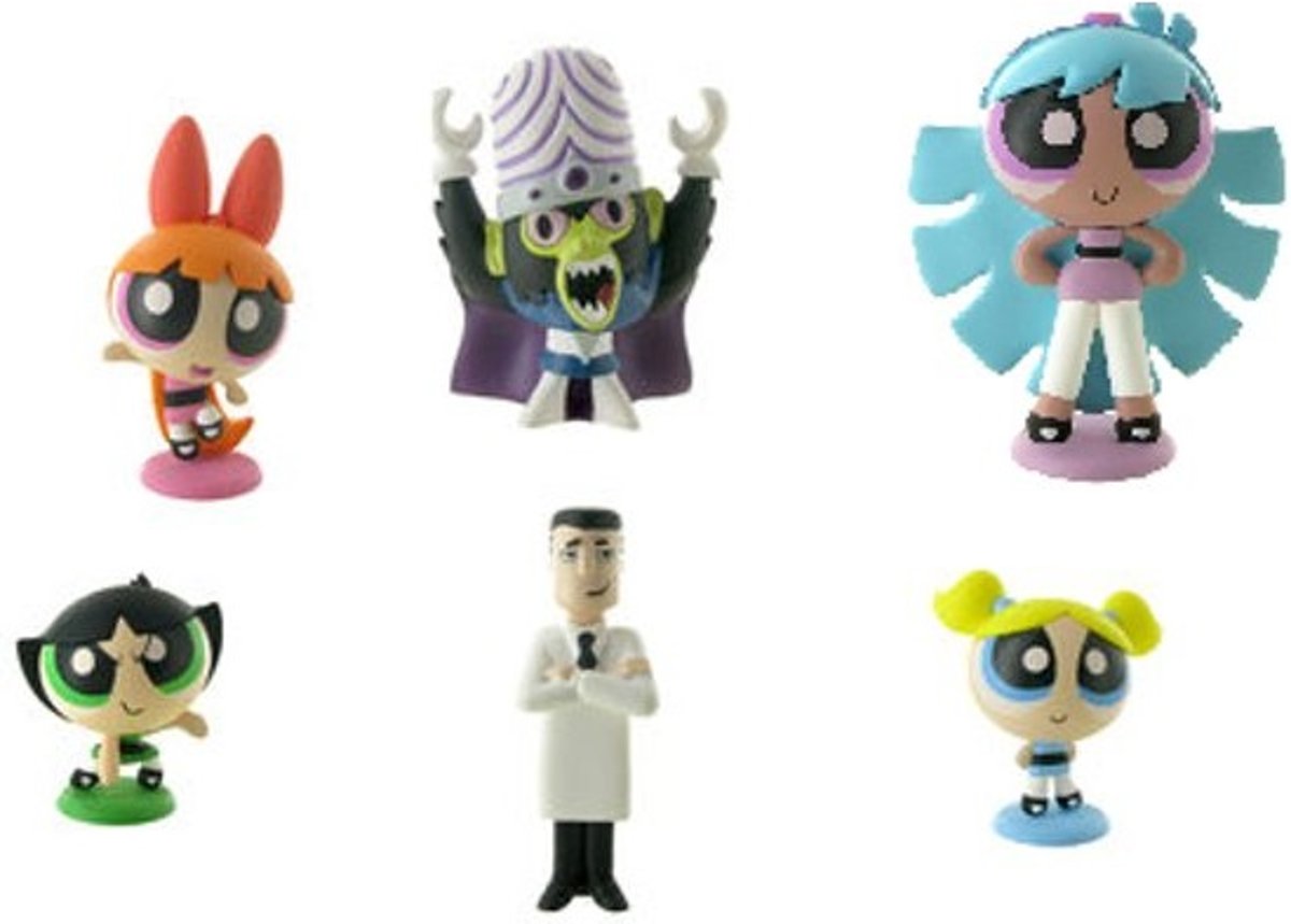 The Power Puff girls speelfiguren set (6 stuks)