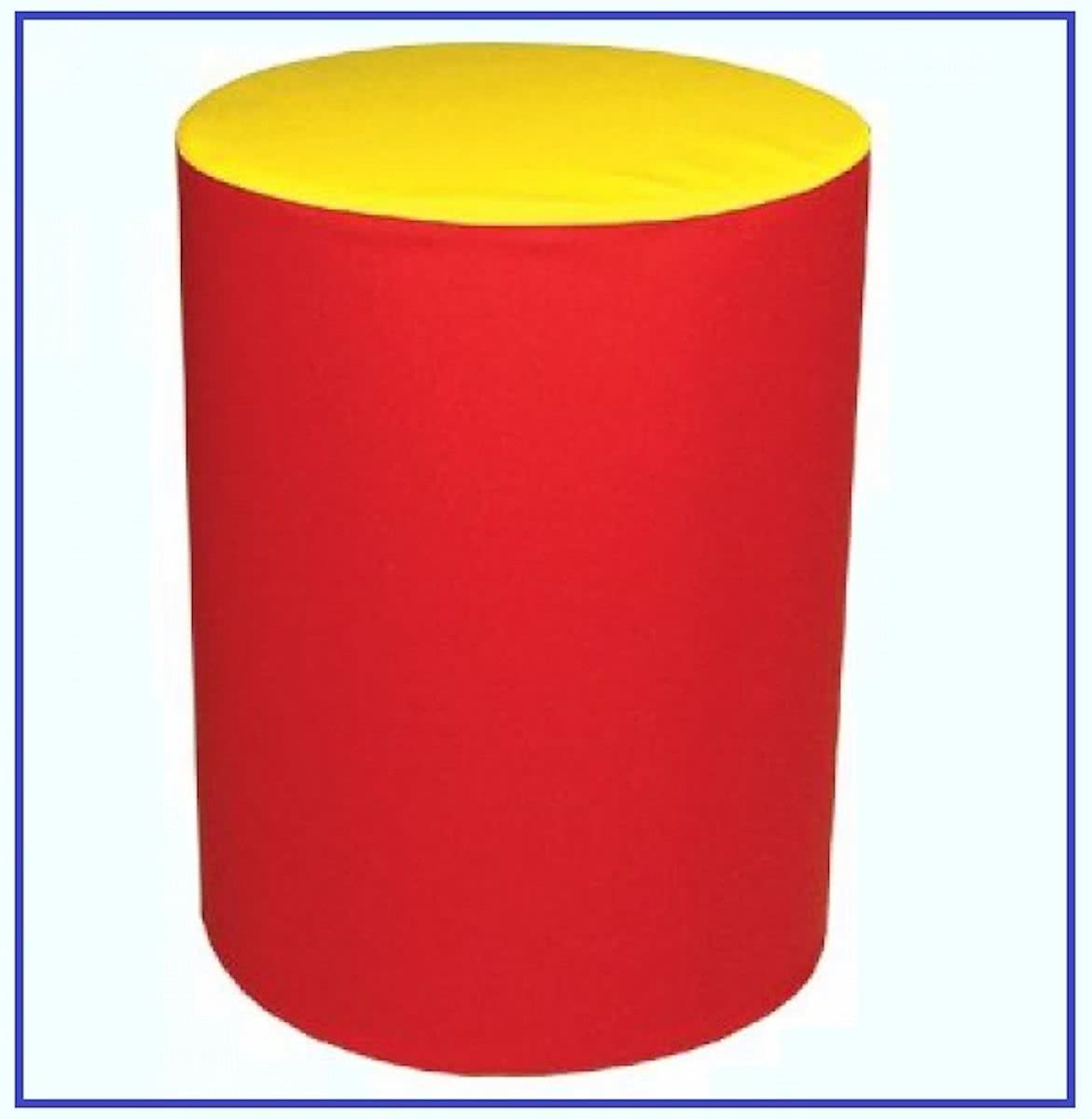 Cylinder rol 38x50 cm - Speel, Bouw & Zit schuim blokken / kussens / elementen / foam