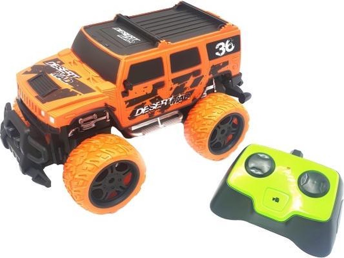 Comean Monstertruck Big Wheel Blame 29 X 15 Cm Oranje 4-delig