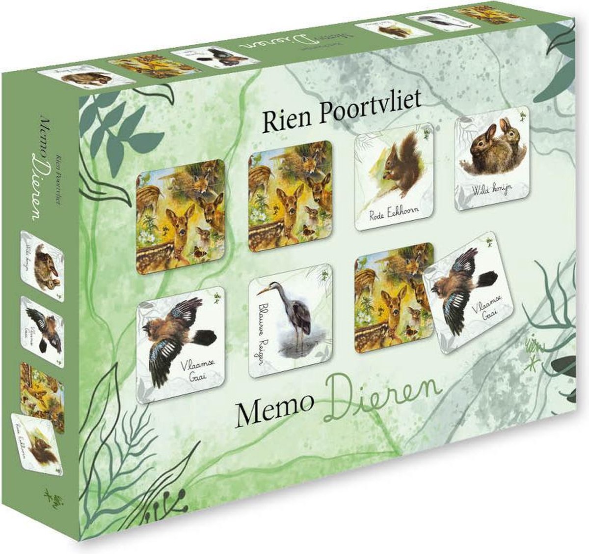 Memo spel (memory) Rien Poortvliet natuur