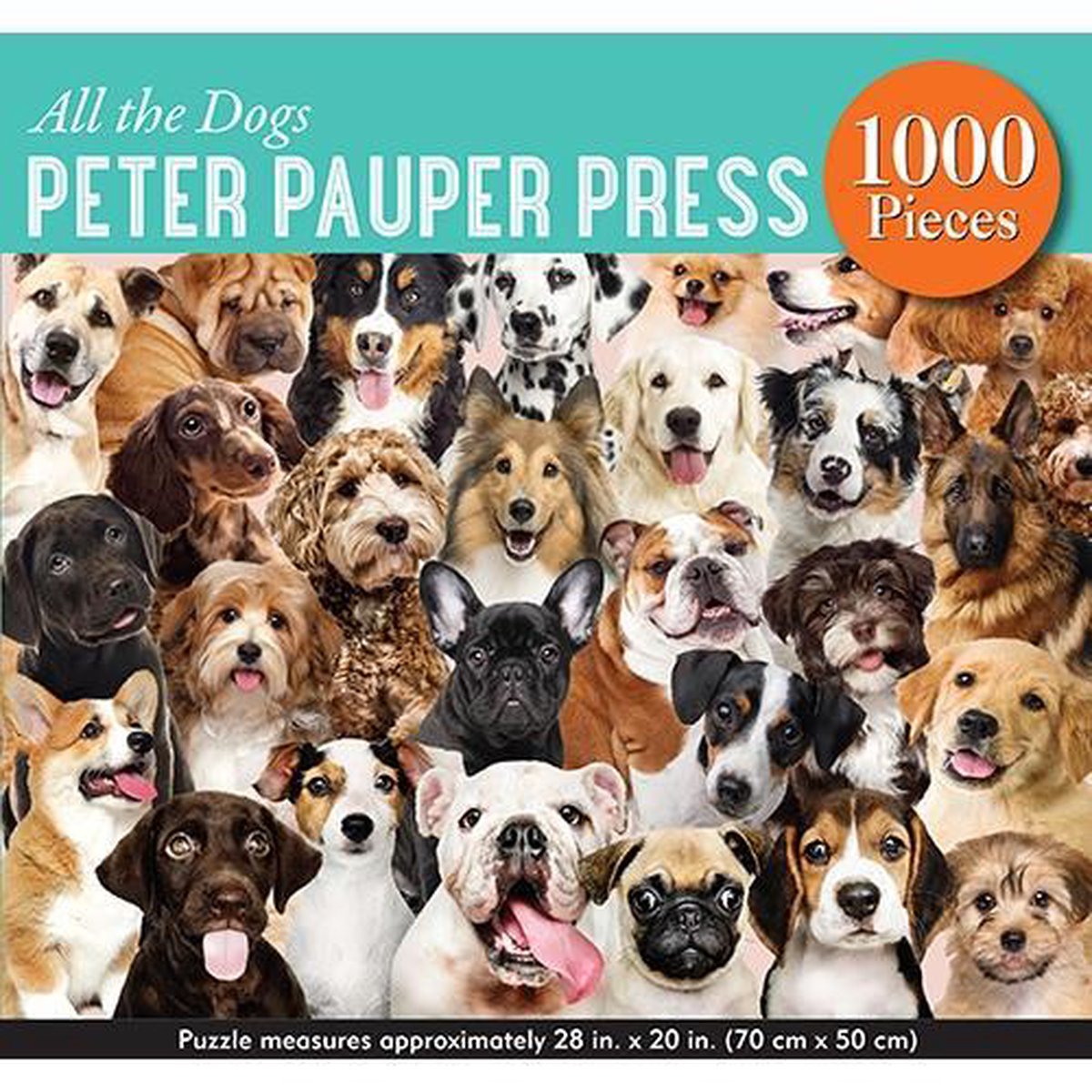 Puzzel Peter Pauper All the Dogs (1000st.)