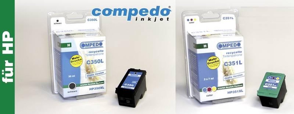 Compedo Printercartridge voor HP 351XL/CB338EE, kleur