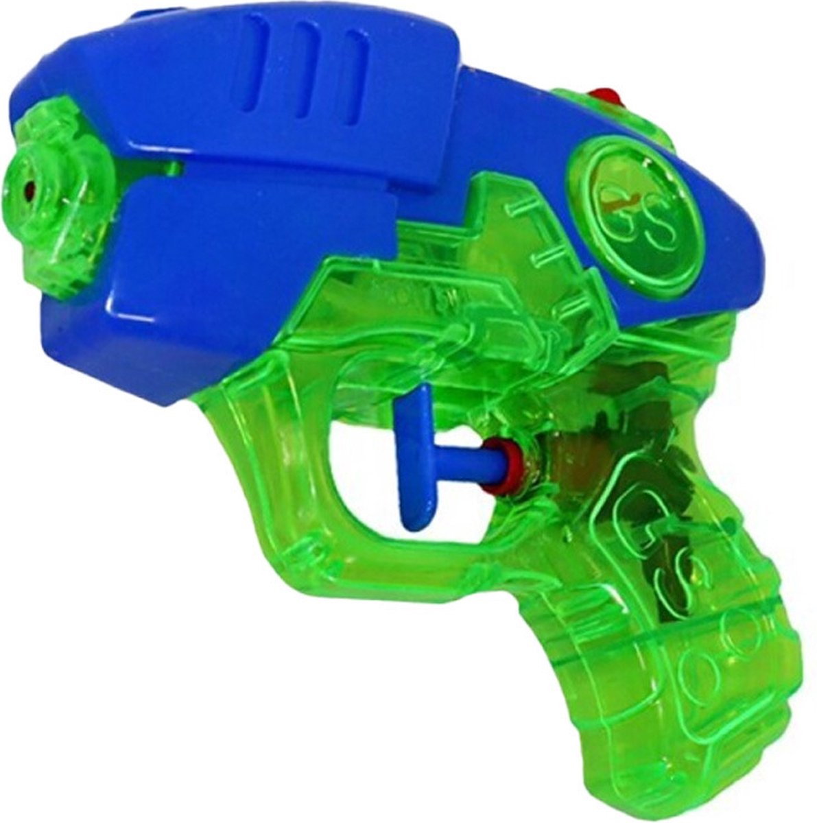 Concorde waterpistooltje/waterpistool - blauw/groen - 12 cm - speelgoed