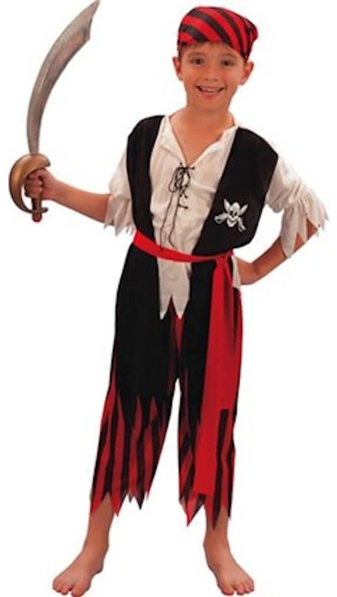 Piratenjongen 7-9 jaar (120-130cm)