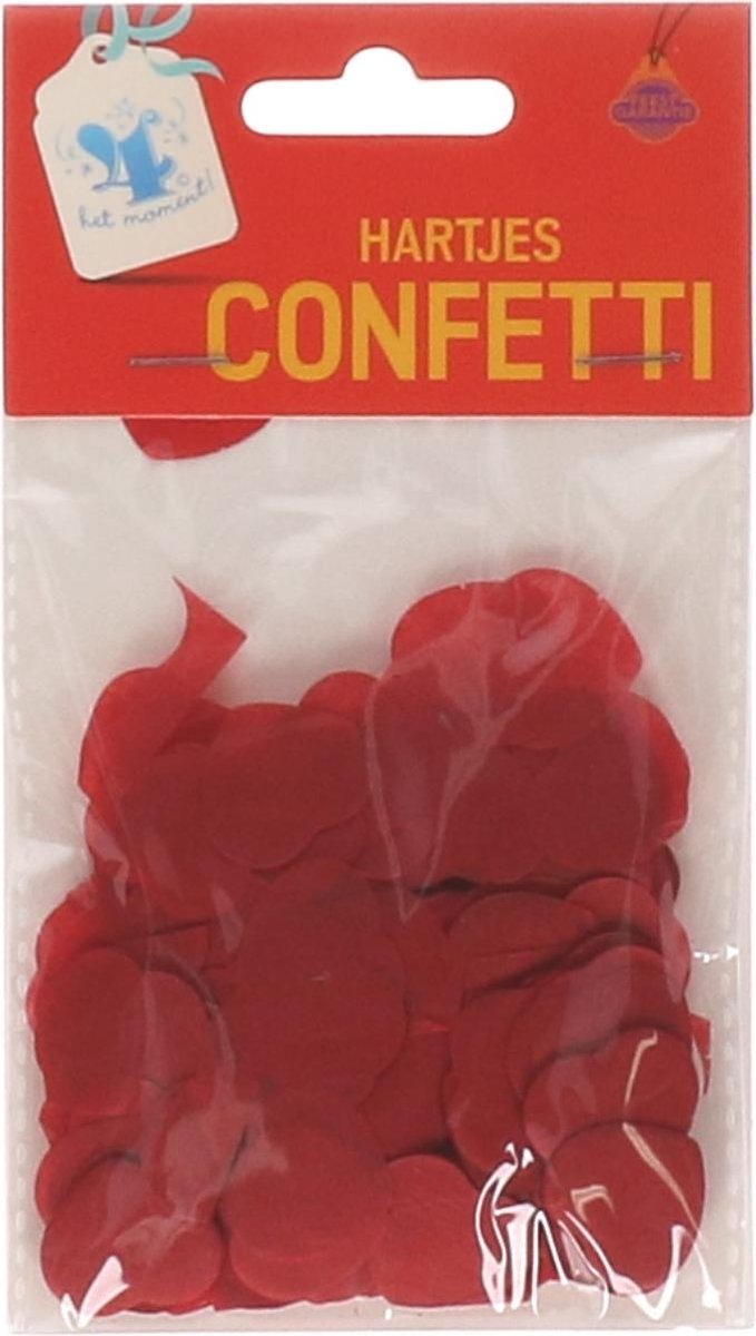 Confetti hartjes rood - Hartjes/Bruiloft/Valentijn Rood Confetti  - Papieren Confetti shooter - Party Popper -