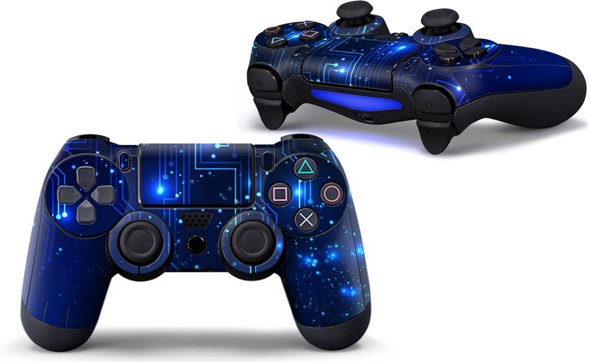 CPU / Blauw - PS4 Controller Skins PlayStation Stickers