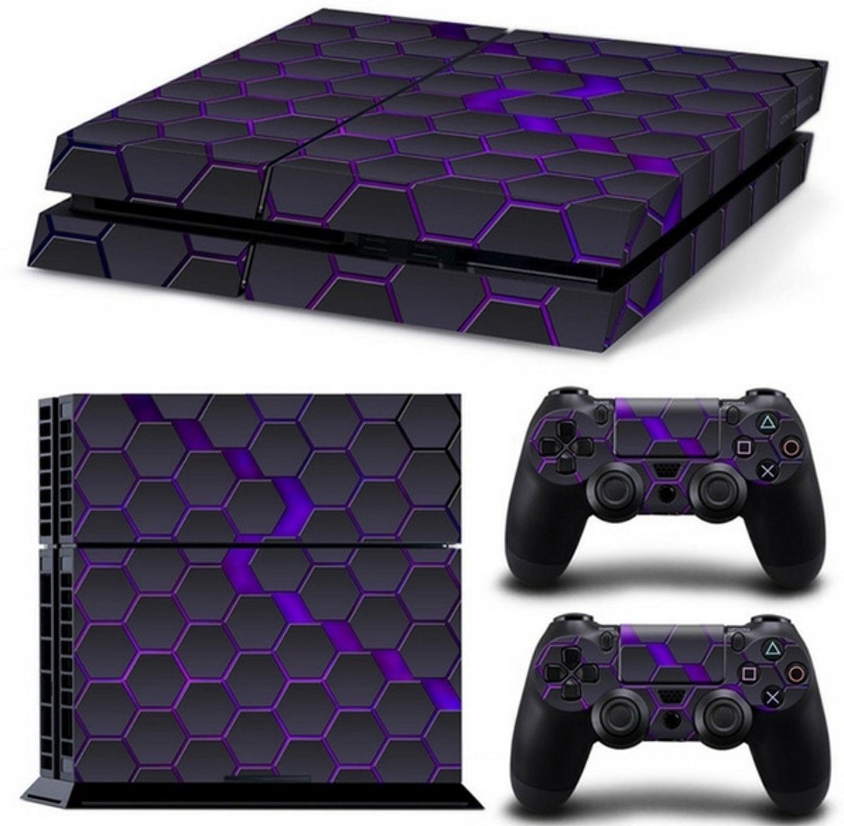 Hex Galaxy - PS4 Console Skins PlayStation Stickers