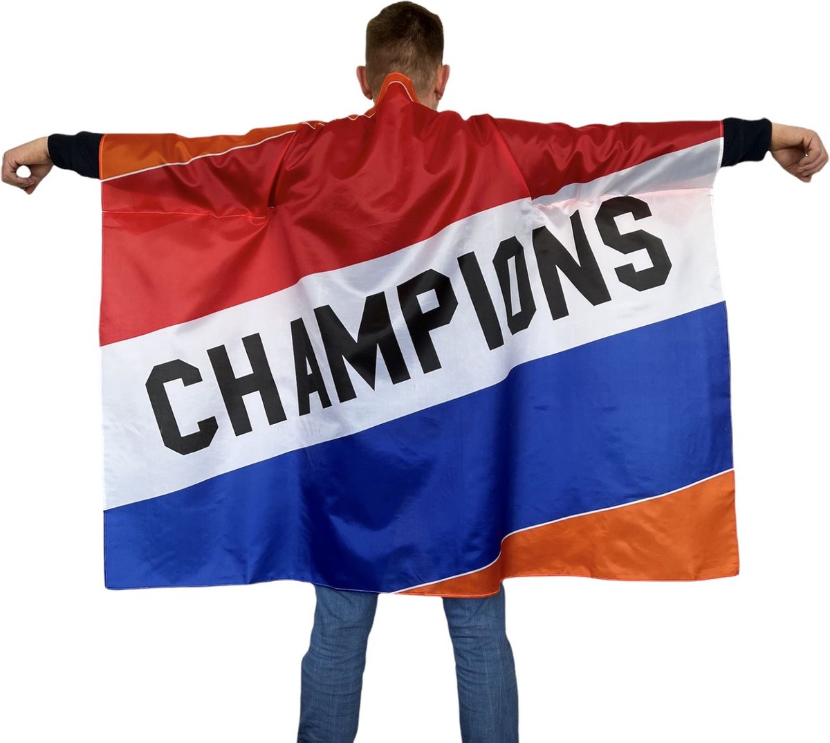 Juichcape - Vlagcape - Champions - Voetbal - Nederlands Elftal - Hup Holland - Formule 1 - 150 x 110 cm