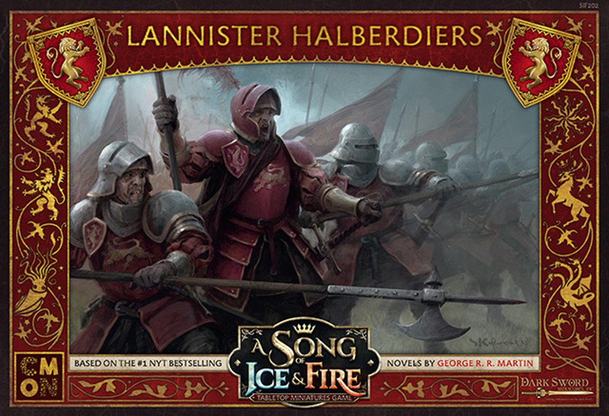 A Song of Ice and Fire Miniature Game - Lannister Halbediers