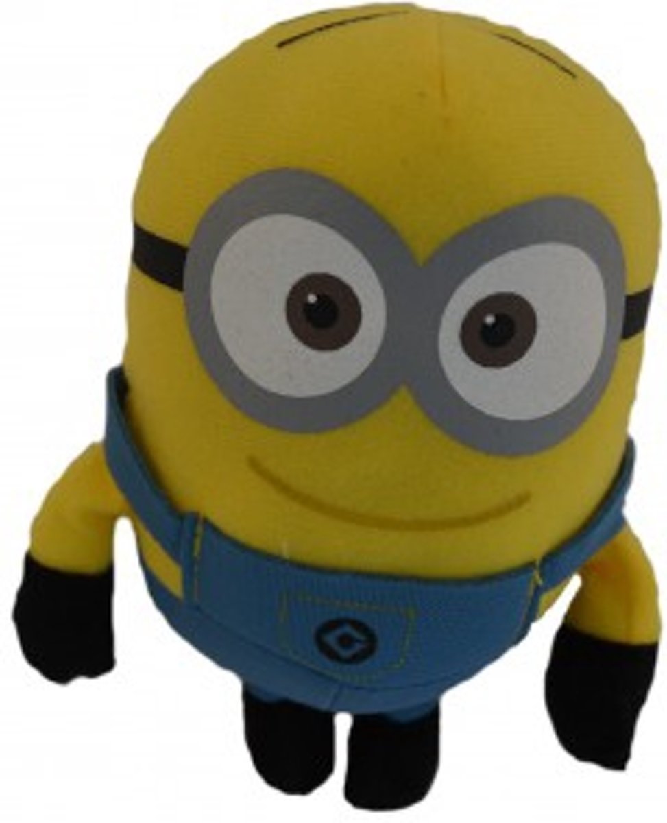 Minions knuffel bob glimlachend 15 cm