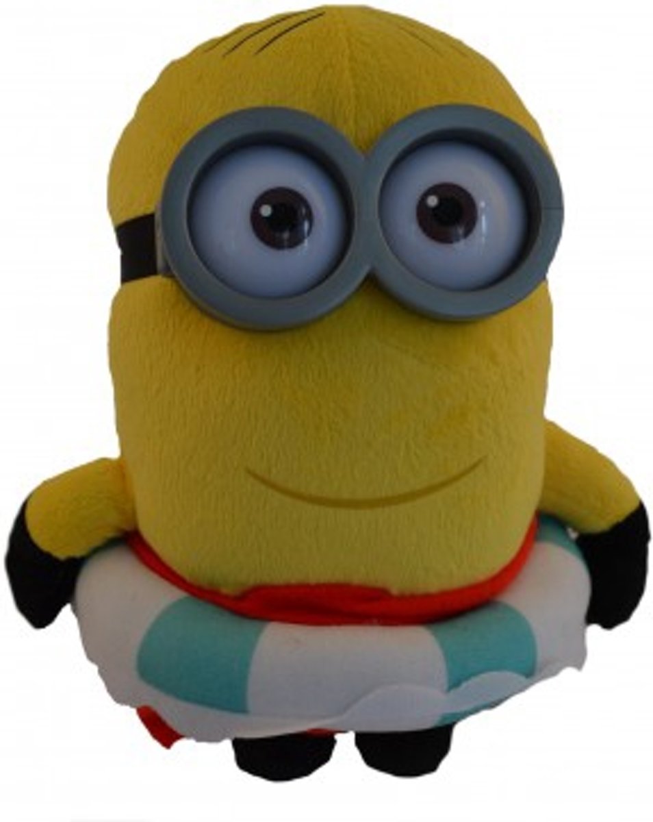 Minions knuffel bob met zwemband  22 cm