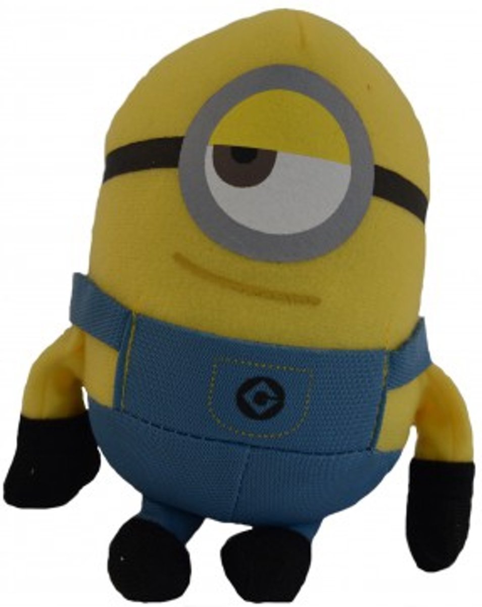 Minions knuffel stuart knipoog 15 cm