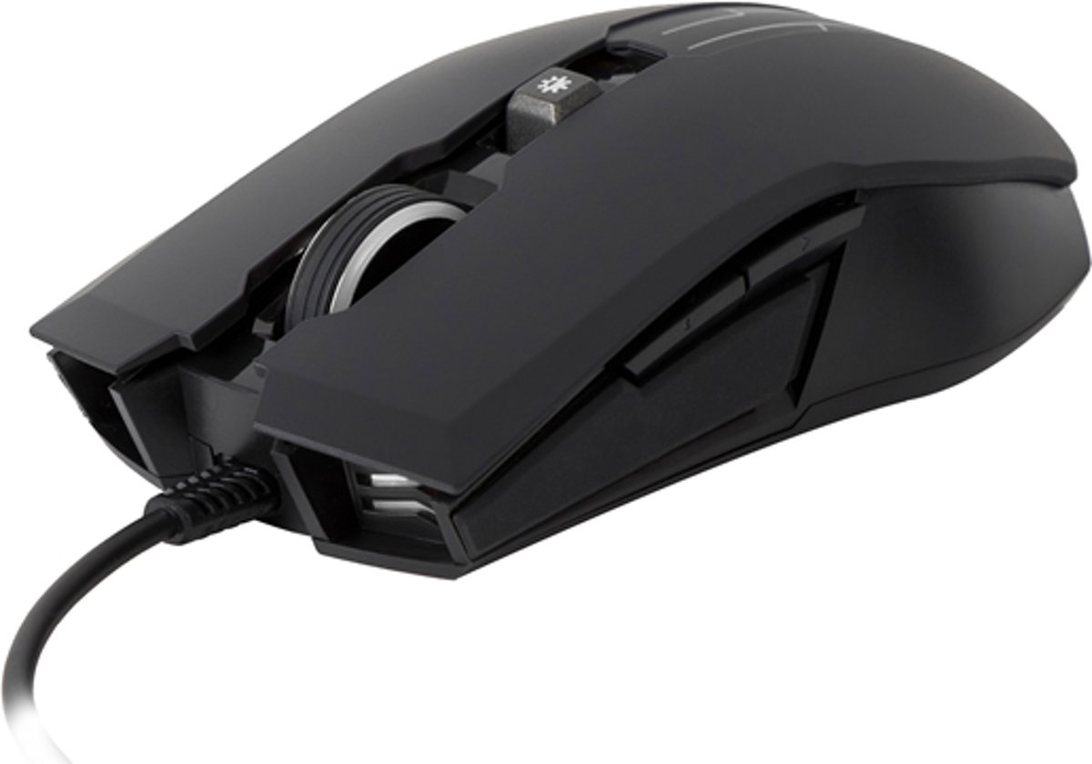 Cooler Master MM110 USB 2400DPI Rechtshandig Zwart muis