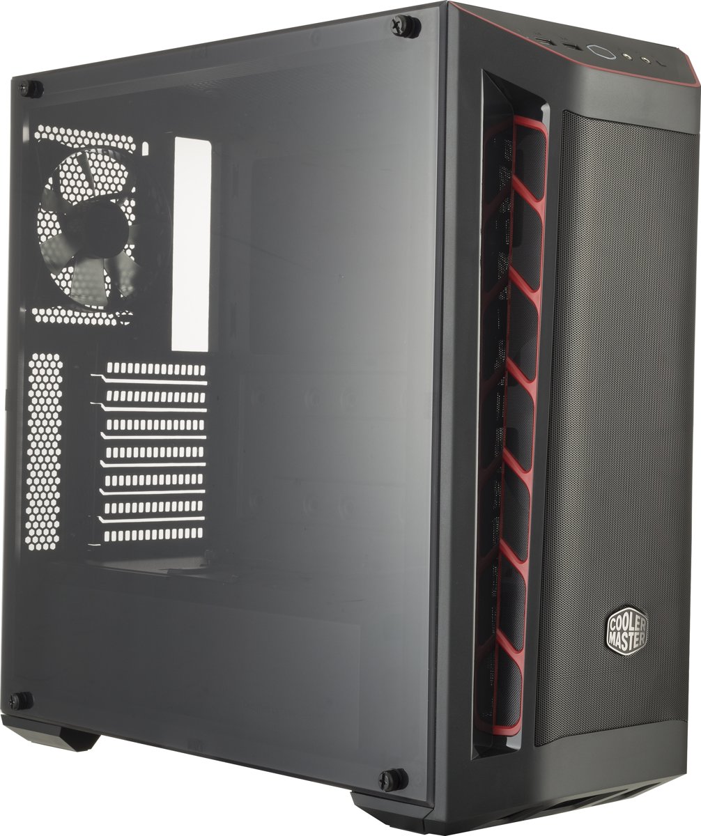 Cooler Master MasterBox MB511 Midi-Toren Zwart, Rood