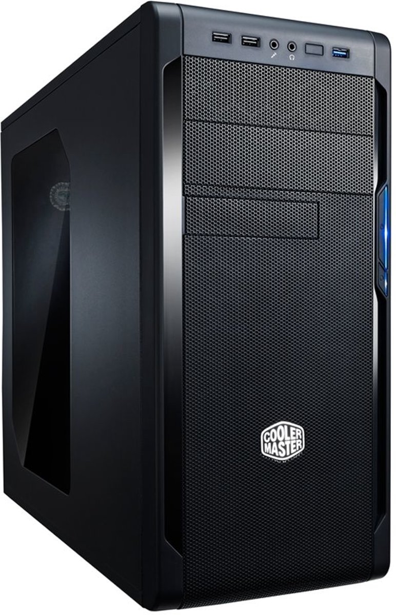 Cooler Master N300 Midi-Toren Zwart computerbehuizing