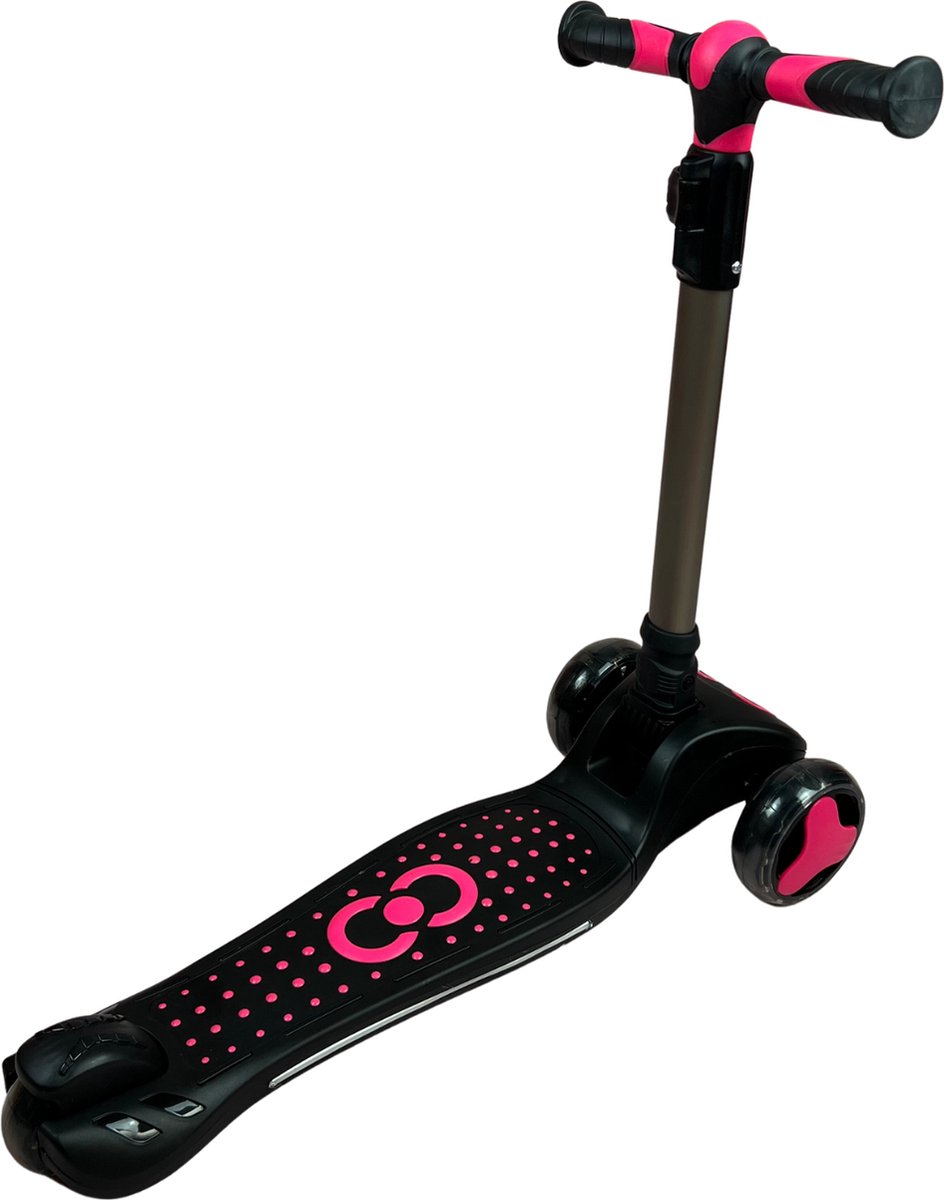 Coolwheels Nova Step met 3 Wielen - Roze - Step met Verlichting - Step Meisje - Inklapbaar - Anti Slip - Verstelbare Stuur