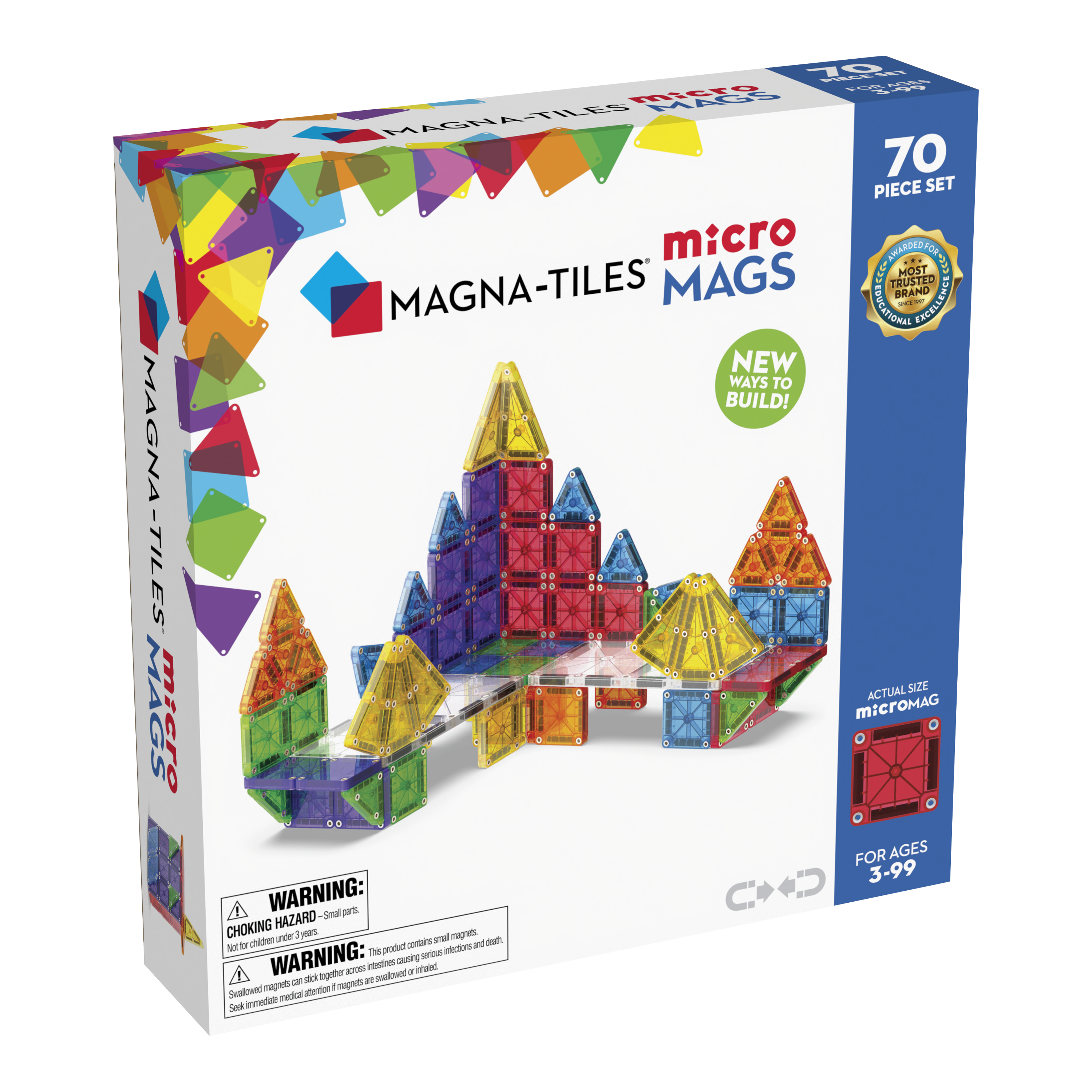 MagnaTiles Micro mags 70 delig