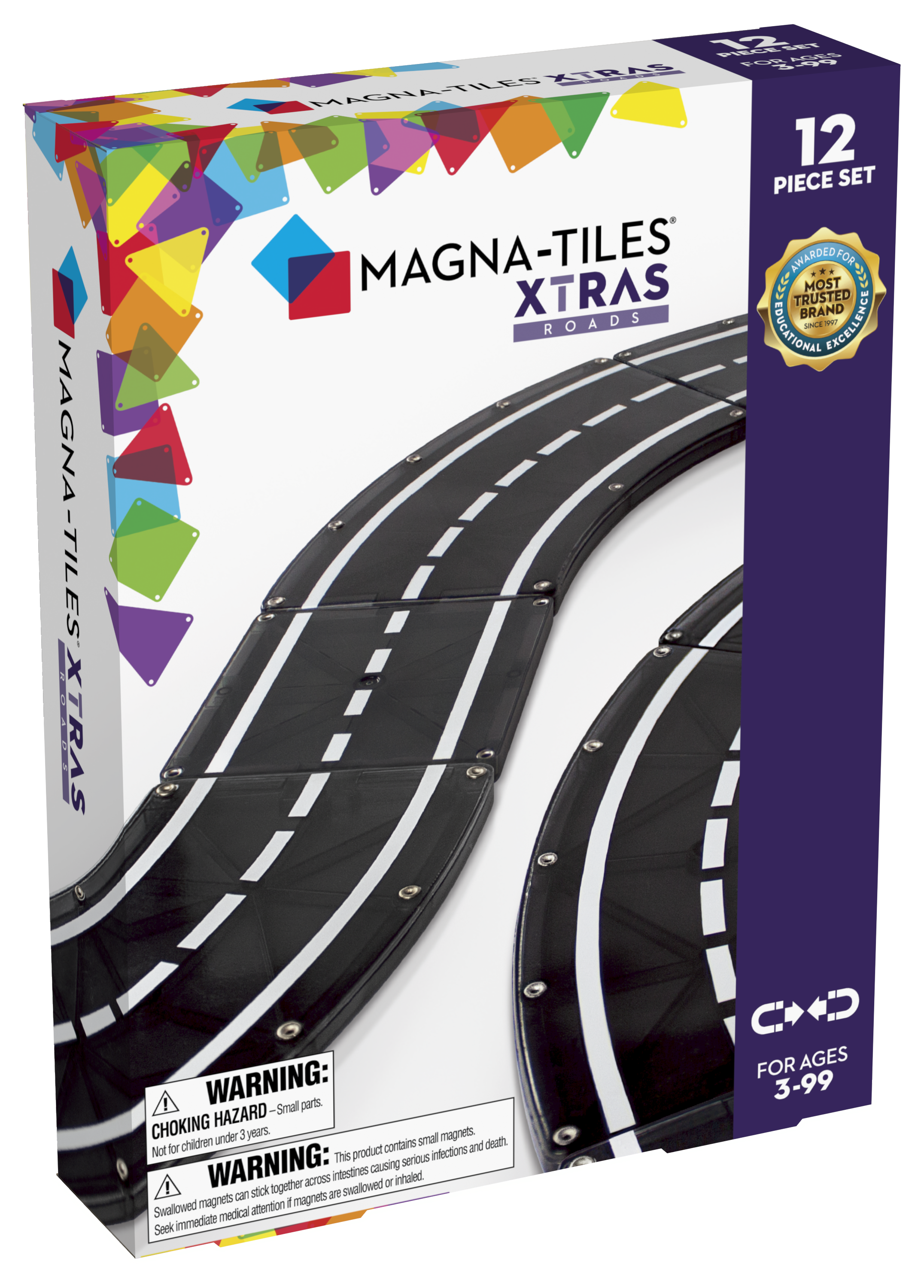 MagnaTiles XTRAS Roads 12 delig