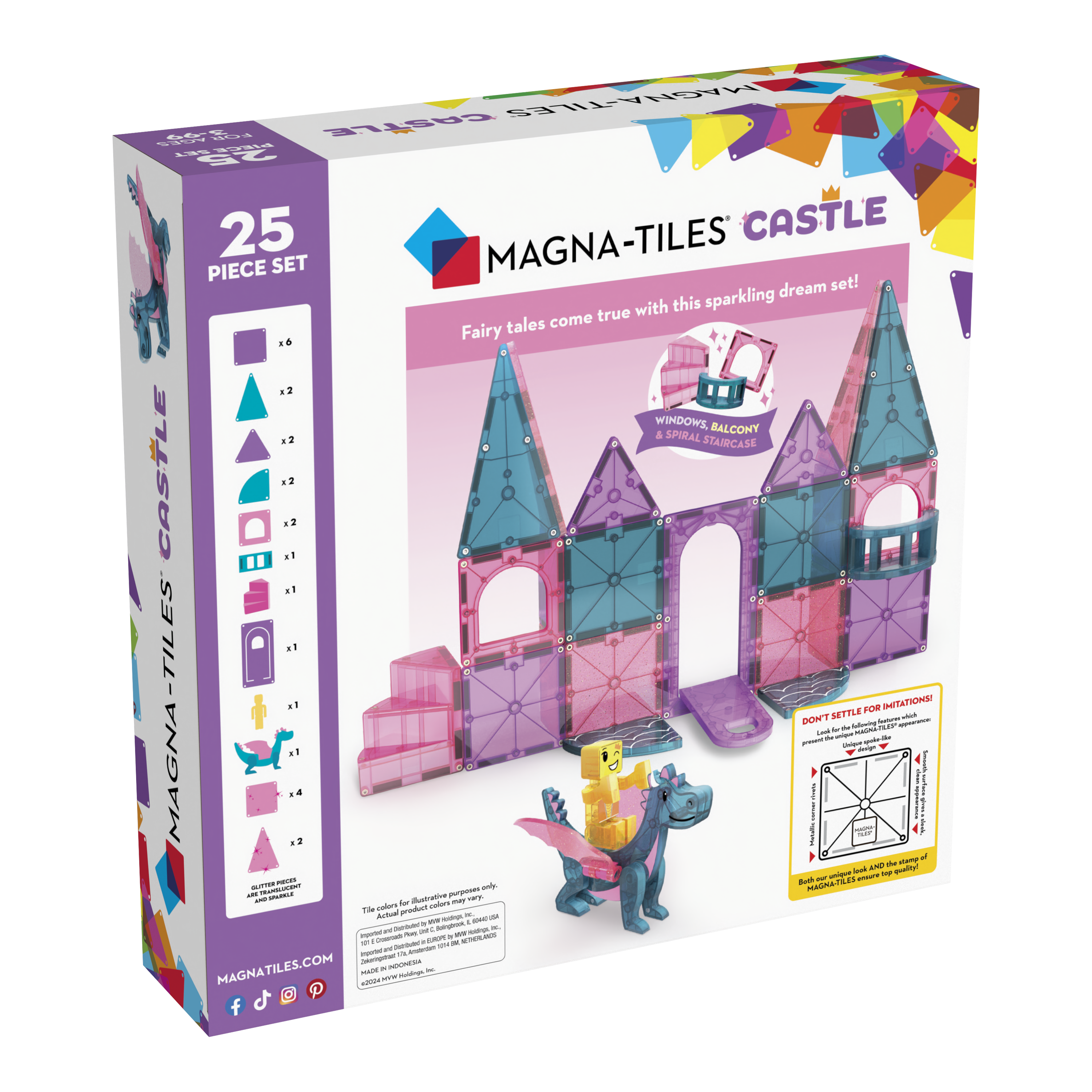 MagnaTiles castle 25 delig