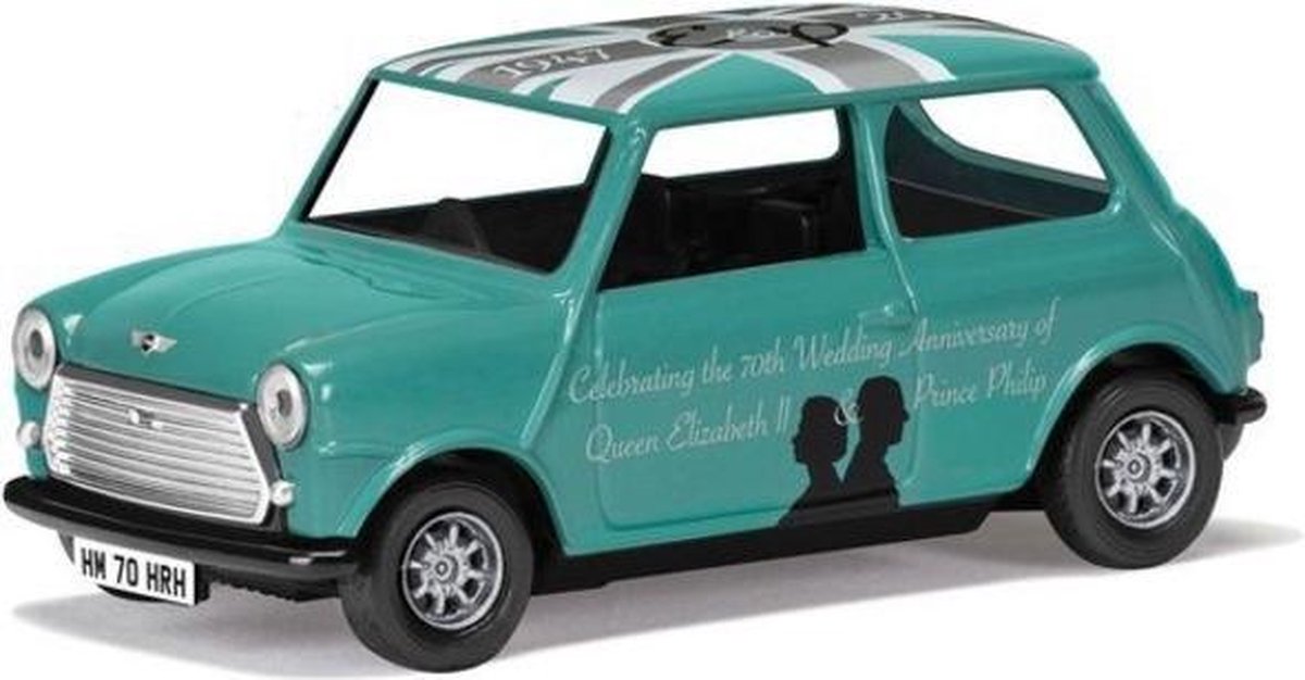 Austin Mini 70th Birthday of Queen Elizabeth II – Corgi 1:36 (Groen)