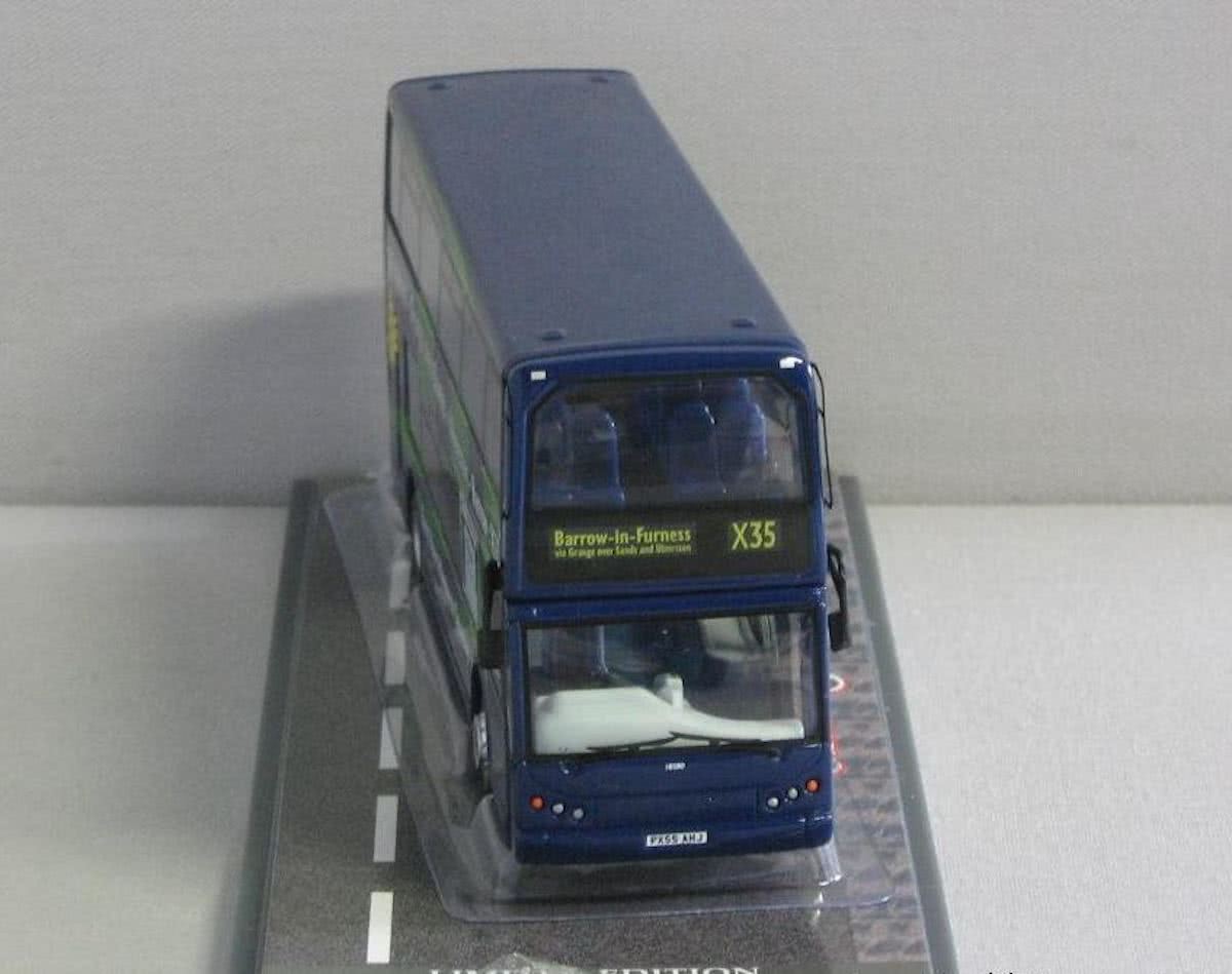 Dennis Trident East Lancs Lolyne - Cumbria Country Council 1:76 Blauw / Groen