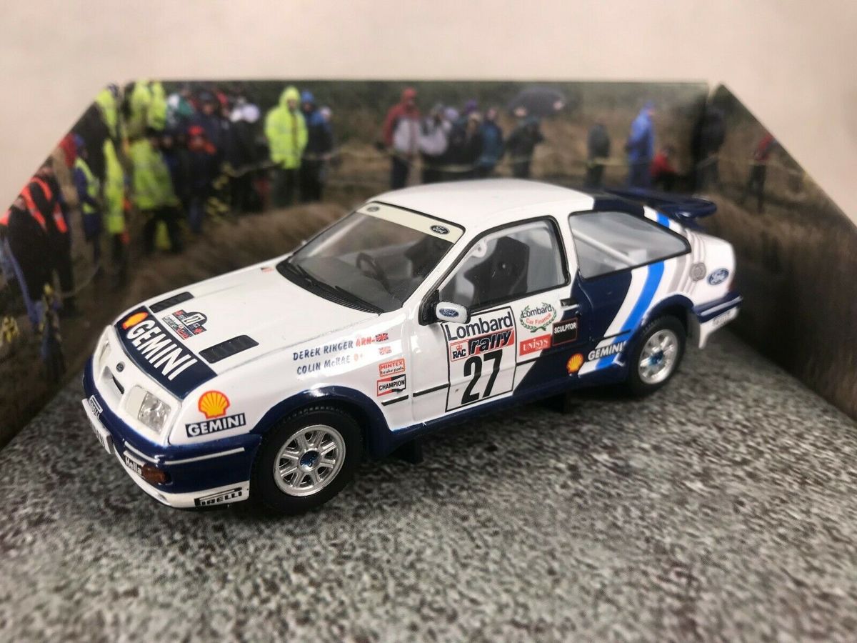 Ford Sierra RS Cosworth - Colin Mcrae 1989 - miniatuur auto 1:43