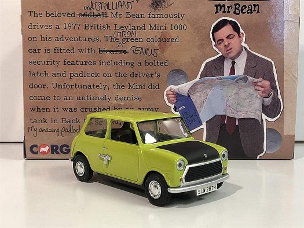 Mr Beans Mini Cooper ( 30 Years of Mr Bean ) 1-36 Corgi