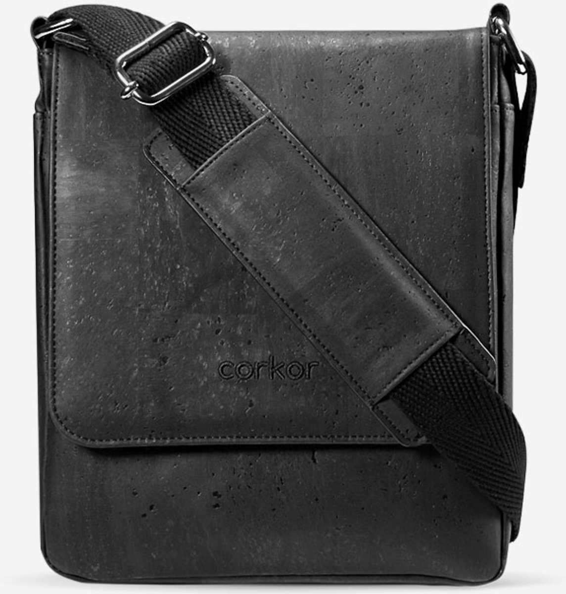 Corkor CK264PP Messenger Bag Medium Black