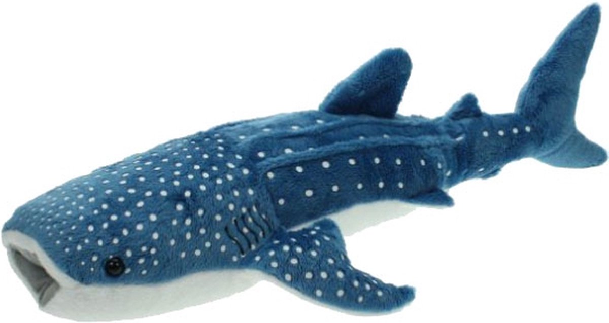 Pluche knuffel blauwe walvis haai 54 cm