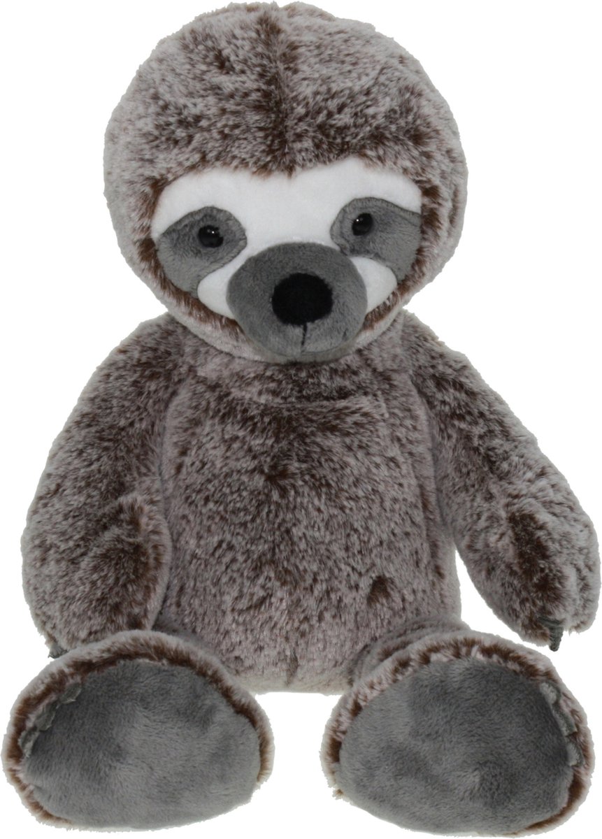 Pluche knuffel dieren Luiaard van 37 cm - Speelgoed knuffels - Cadeau voor jongens/meisjes