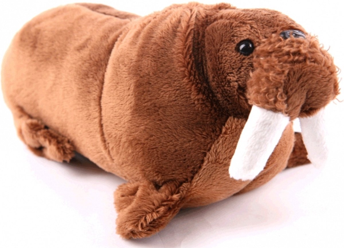 Pluche walrus knuffel 21 cm