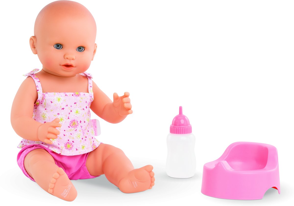   Mon Grand Poupon Emma Drink-And-Wet Bath Baby 36 cm