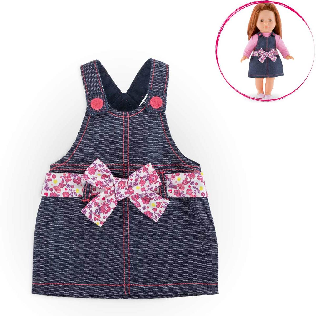 Corolle poppenkleding denim jurk voor elke ma Corolle pop van 36cm