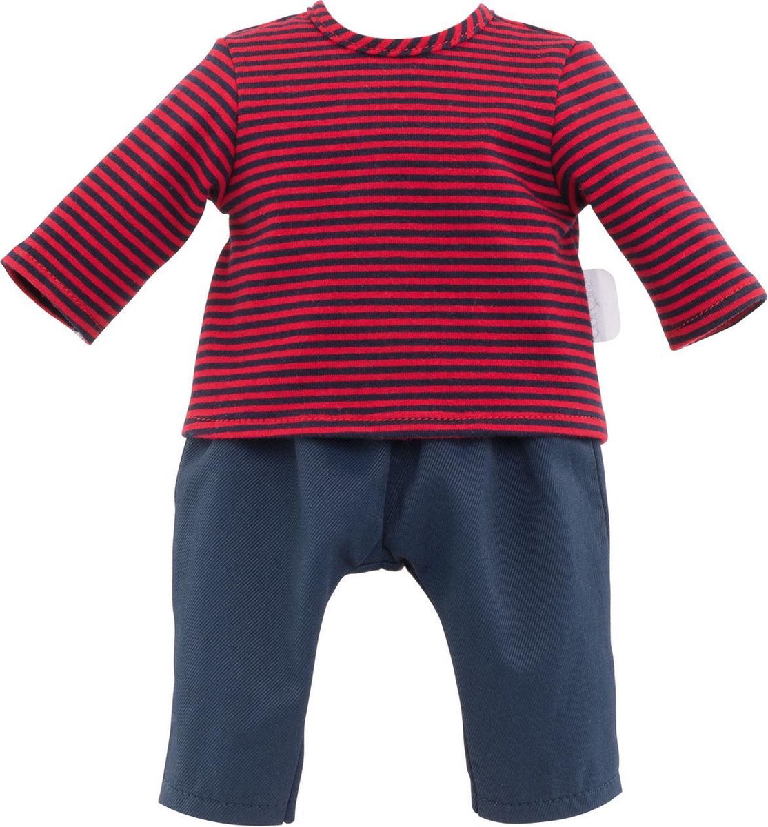 Corolle poppenkleding gestreept shirt en blauwe broek voor pop van 30cm