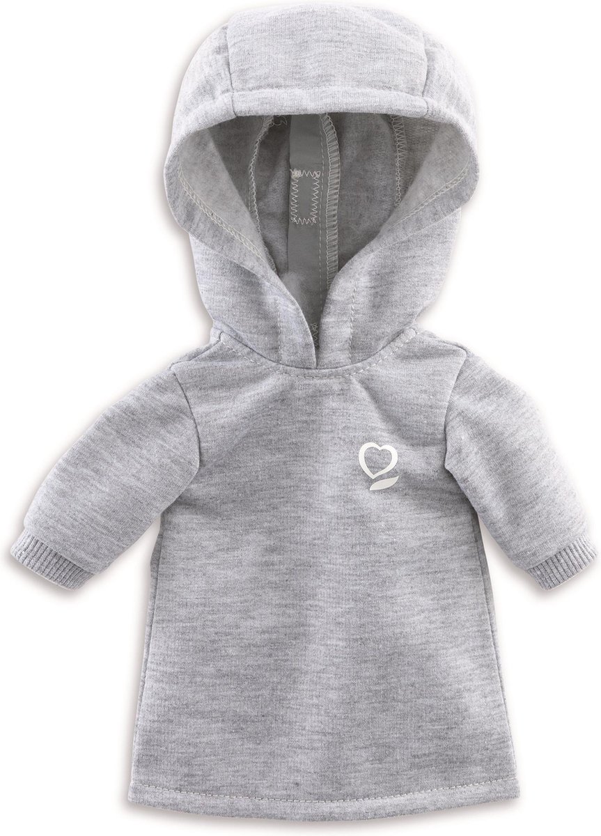 Corolle poppenkleding sweatjurk / hoodie dress voor ma corolle pop van 36cm