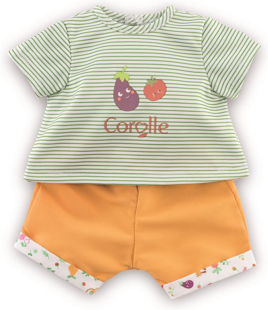 Corolle poppenkleding tshirt en bermuda voor Classic pop van 36cm