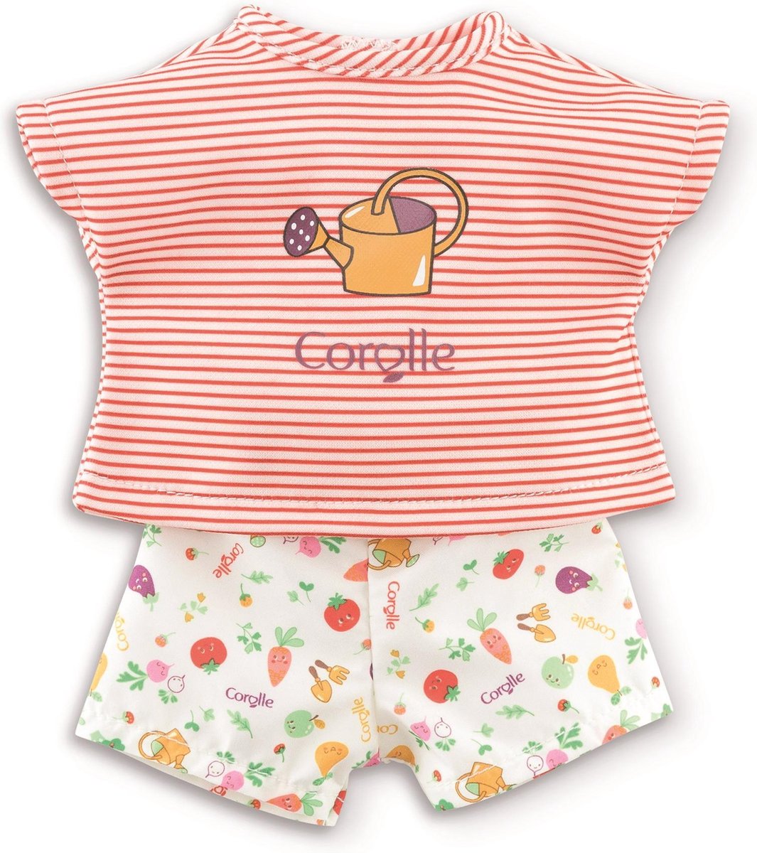 Corolle poppenkleding zomerset shirt met broekje voor ma Corolle pop