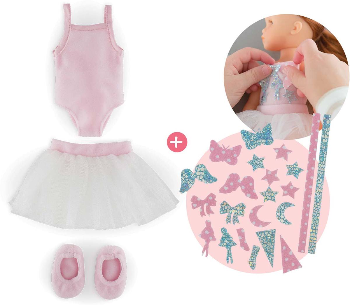 Corolle poppenkleertjes ballet outfit voor ma cherie pop van 33cm