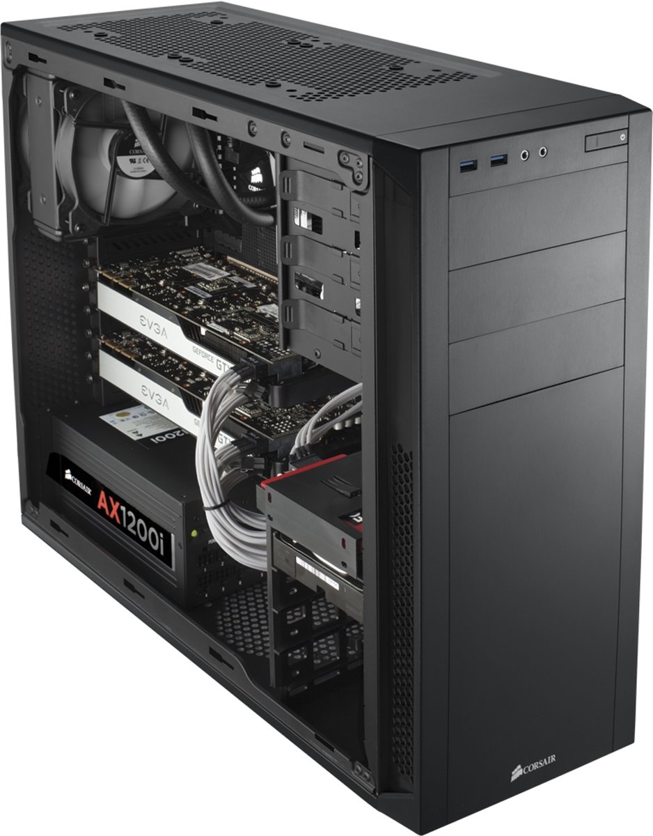 Corsair Carbide 200R Midi-Toren Zwart computerbehuizing