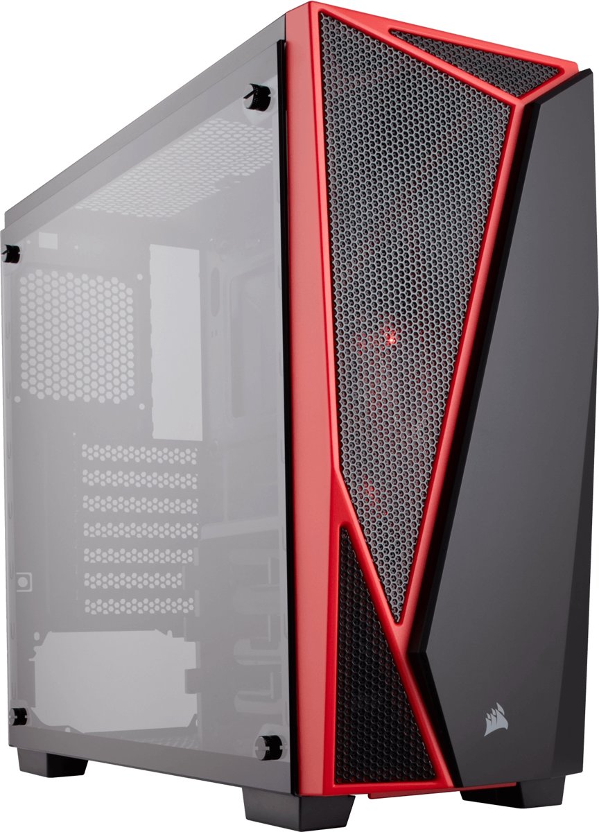 Corsair Carbide SPEC-04 Midi-Toren Zwart, Rood