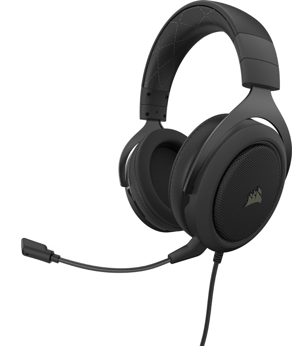 Corsair HS60 Pro Surround Gaming Headset - Zwart/Carbon - PS4 + Xbox One + PC + Switch