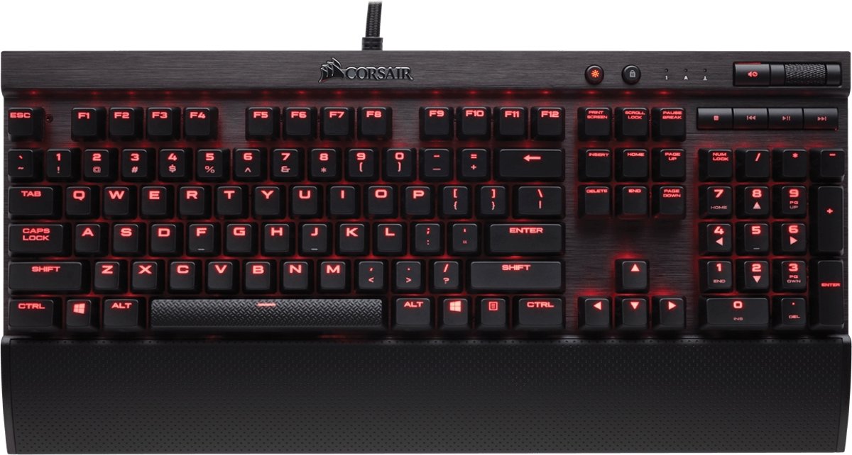 Corsair K70 Lux toetsenbord USB QWERTZ Duits Zwart